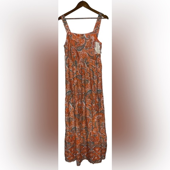 Band of Gypsies Dresses & Skirts - Band Of Gypsies Women Alejandra‎ Paisley Tiered Maxi Dress Boho Hippie M NEW